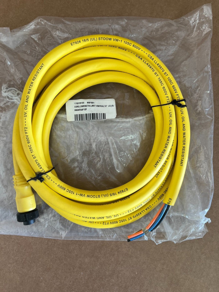 ALLEN BRADLEY, 889N QD CORDSET, 889N-F5AF-12F SER. B, MAKE OFFER!