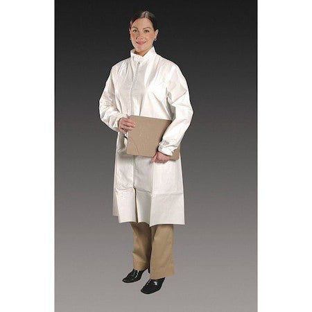 Alpha Pro Tech Fk-J2141-5 Frock, Composite Fabric, Serged Seam, 2Xl, 25 Pk