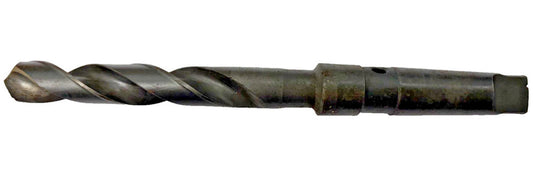 #3 MORSE TAPER 1/2" SHANK DRILL BIT, 2 FLUTE, OAL 9-1/4"