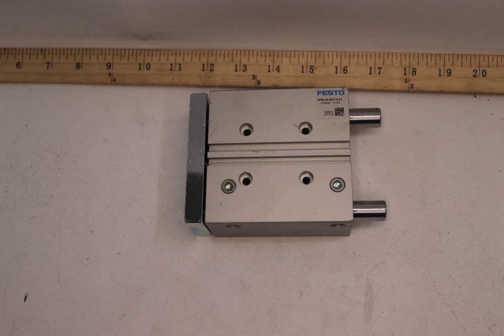 Festo Guided Actuator 1.5-10 Bar 50 MM Stroke 25MM Dia DFM-25-50-P-A-KF