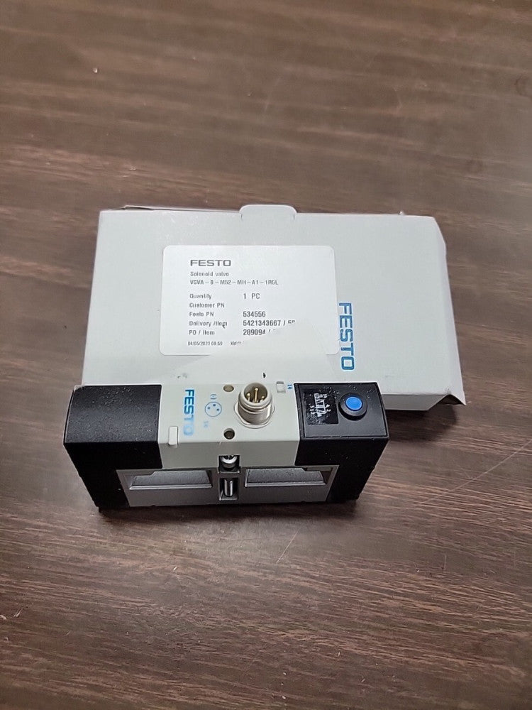 FESTO VSVA-B-M52-MH-A1-1R5L 534556 145PSI New