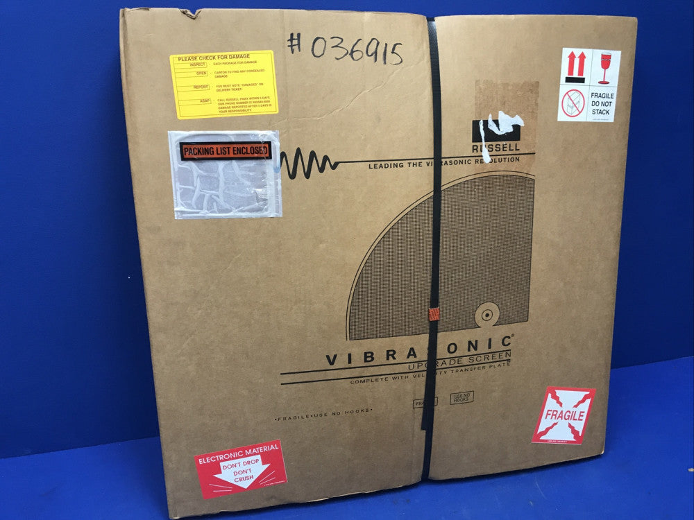 Russell Finex S84TBC/22SPE/FDA Vibrasonic Upgrade Screen, 22" (separator screen)