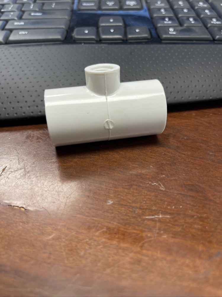 (10 PC LOT) Spears NSFPW 1/2" x 1/8"" PVC Sch. 40 Threaded Tee D2466 *SHIPS FREE