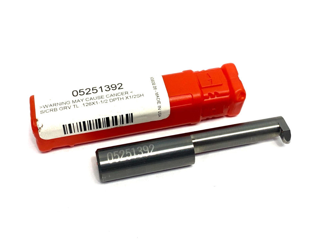 Accupro 05251392 Grooving Tool: 1/2" Shank Dia Solid Carbide ACC-GF125-24