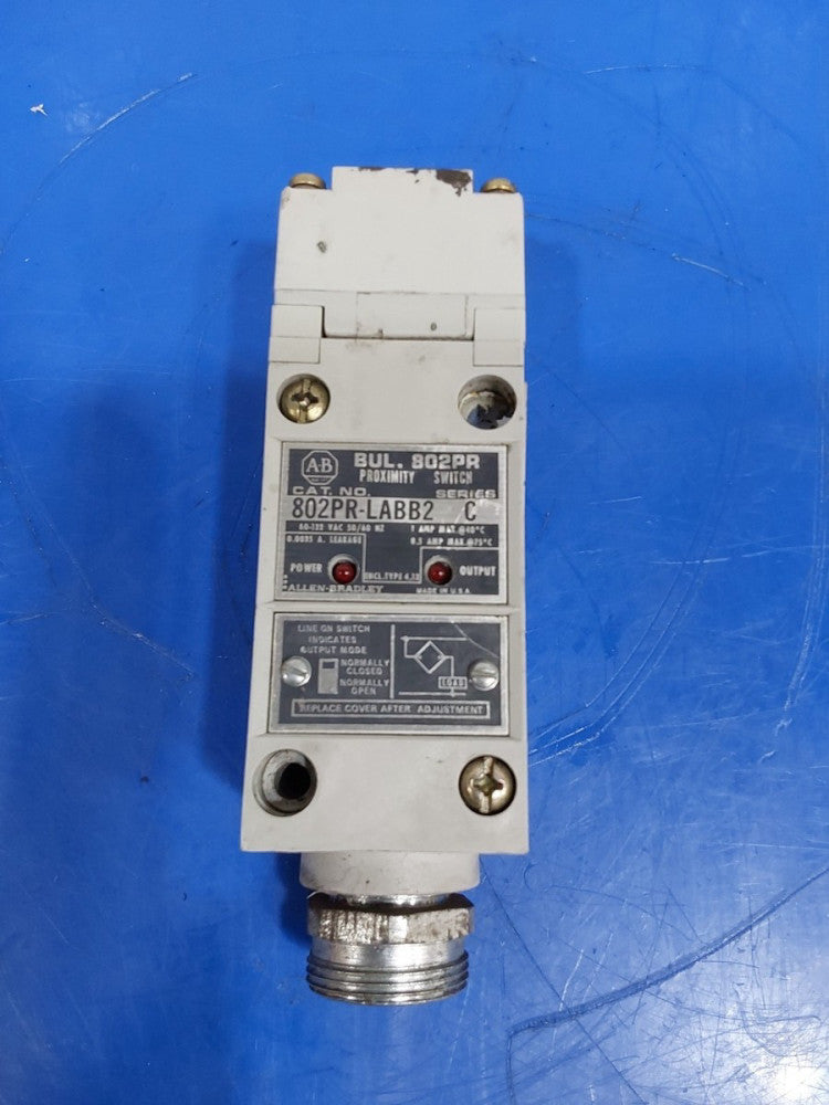 ALLEN BRADLEY 802PR-LABB2 SER C PROXIMITY SWITCH