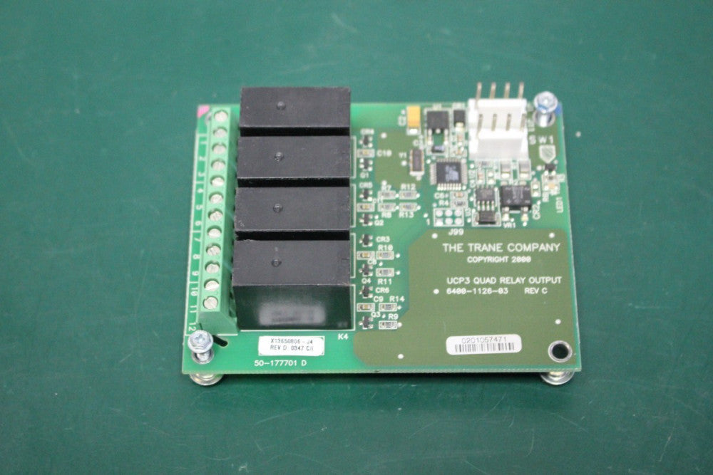 TRANE UCP3 QUAD RELAY OUTPUT 6400-1126-03 REV C