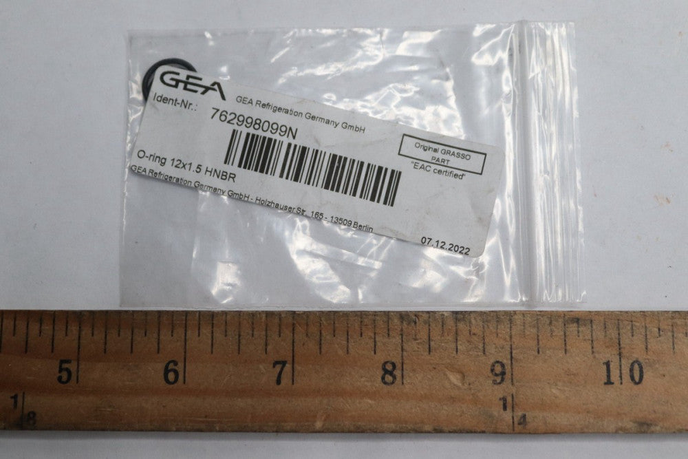  (2-Pk) GEA O-Ring HNBR 12 x 1.5 762998099N
