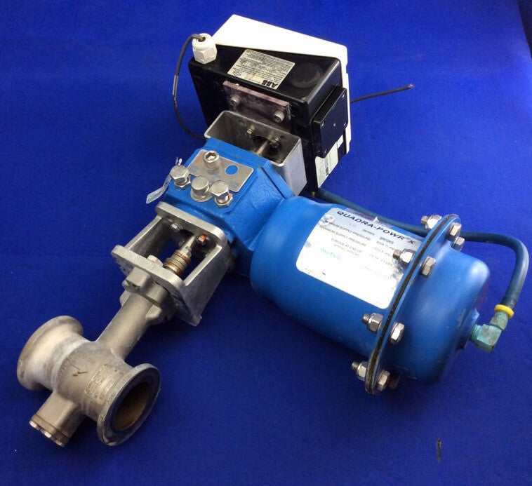 NELES RE1 BALL VALVE 1.5" CG8M QUADRA-POWR X QPX1C/K15 ACTUATOR ABB POSITIONER