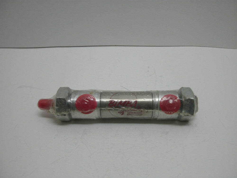 BIMBA 040.25-DXPB PNEUMATIC CYLINDER BORE: 3/4 IN STROKE: 1/4 IN NEW NO BOX