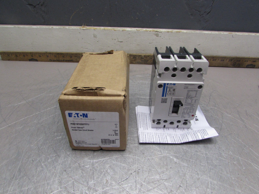 NEW! EATON PDG13F0050TFFJ , CIRCUIT BREAKER , 3P/50A/480V,  NEW! MAKE OFFER!