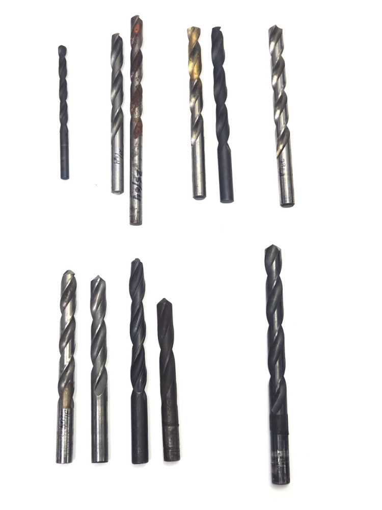 HSS DRILL BITS (LOT OF 11) 17/64" TO 33/64"