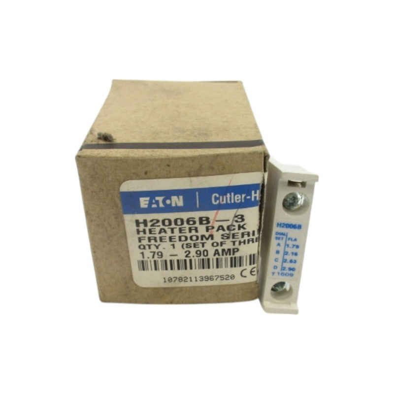 EATON H2006B-3 1.79-2.90A (PKG OF 3) NSMP