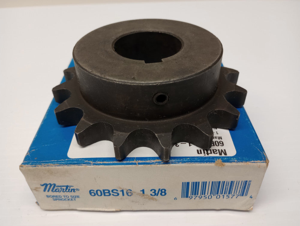 Martin 60BS16 1-3/8 Bored To Size Sprocket 1-3/8" Keyed Bore 16 Teeth