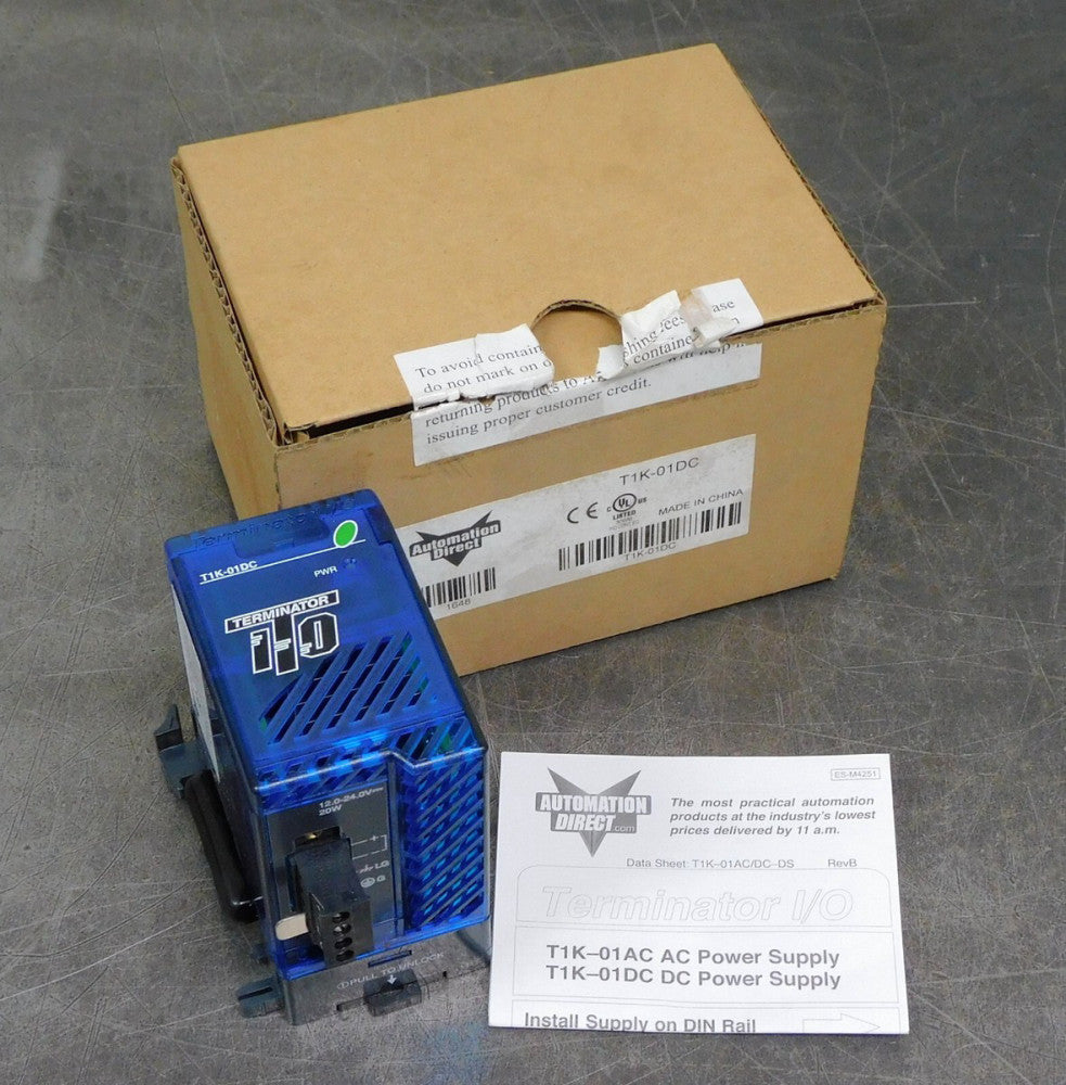Automation Direct T1K-01DC Terminator DC Power Supply 12/24V