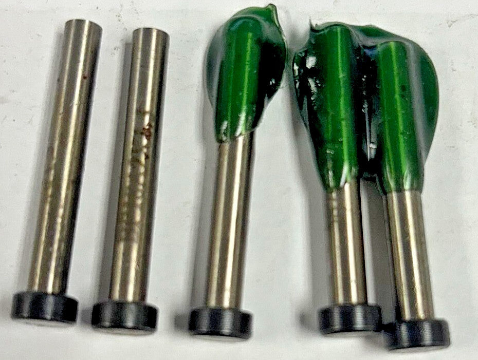 DANLY SOLID MOLD DIE & PUNCHES BP18A2X1.5 LOT OF 5 587745-1 HEAD DIAMETER 5/16"
