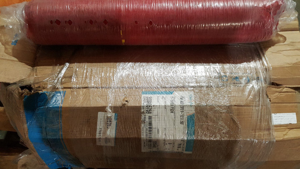 VISCOFAN FIBROUS CASING, FIB RED ZIP2 9-1/2 X 260', SHIRRED, 1 ROLL