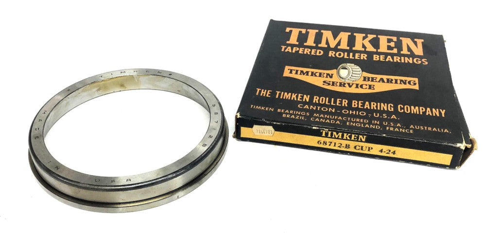Timken 4-24 Tapered Roller Bearing Flange Cup 68712B NOS