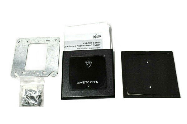 Camden CM-324 Sure Wave Hand-Free Switch Wave to Open Touchplate 