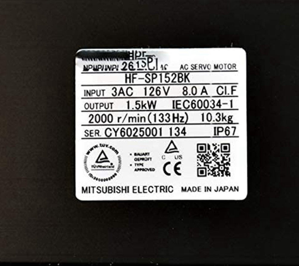 One Brand New MITSUBISHI HF-SP152BK HFSP152BK Servo Motor