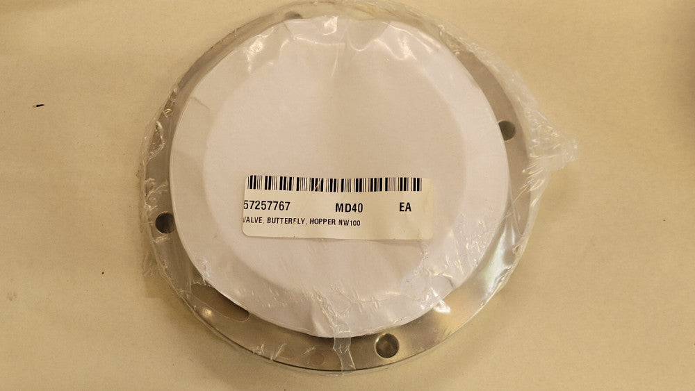 New NW100 Hopper Butterfly Valve Stainless Steel Flange 316L/14404-DN100-K1393