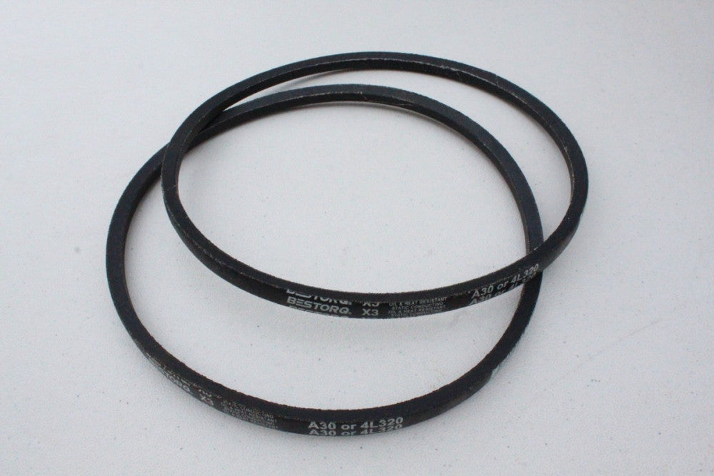 (Lot of 2) BESTORQ X3, 4L320 OR A30 WRAPPED 4L V-BELT CLASSICAL