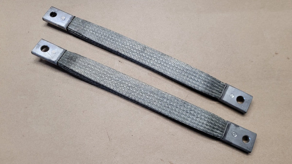 Lot of 2 NOS GE Tinned Copper Bus Straps