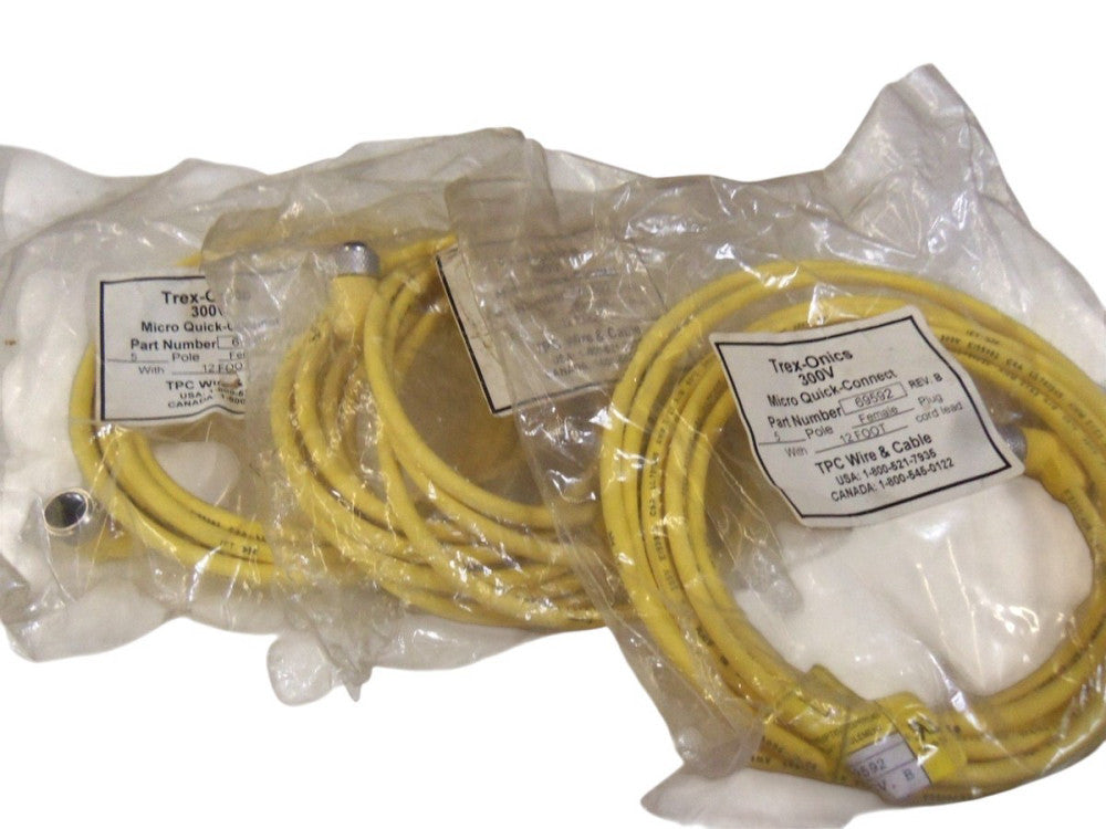 LOT OF 3 TPC WIRE & CABLE 69592 NSMP