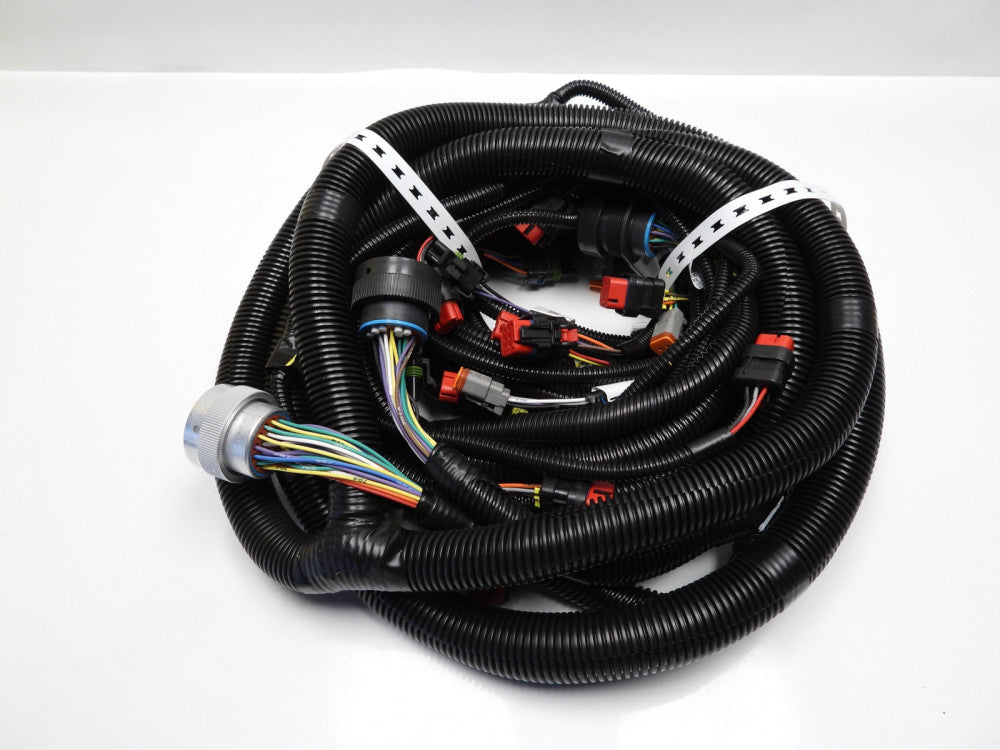 New John Deere AKK30820 Header Wiring Harness, 606SH 608Sh Striping Un ...