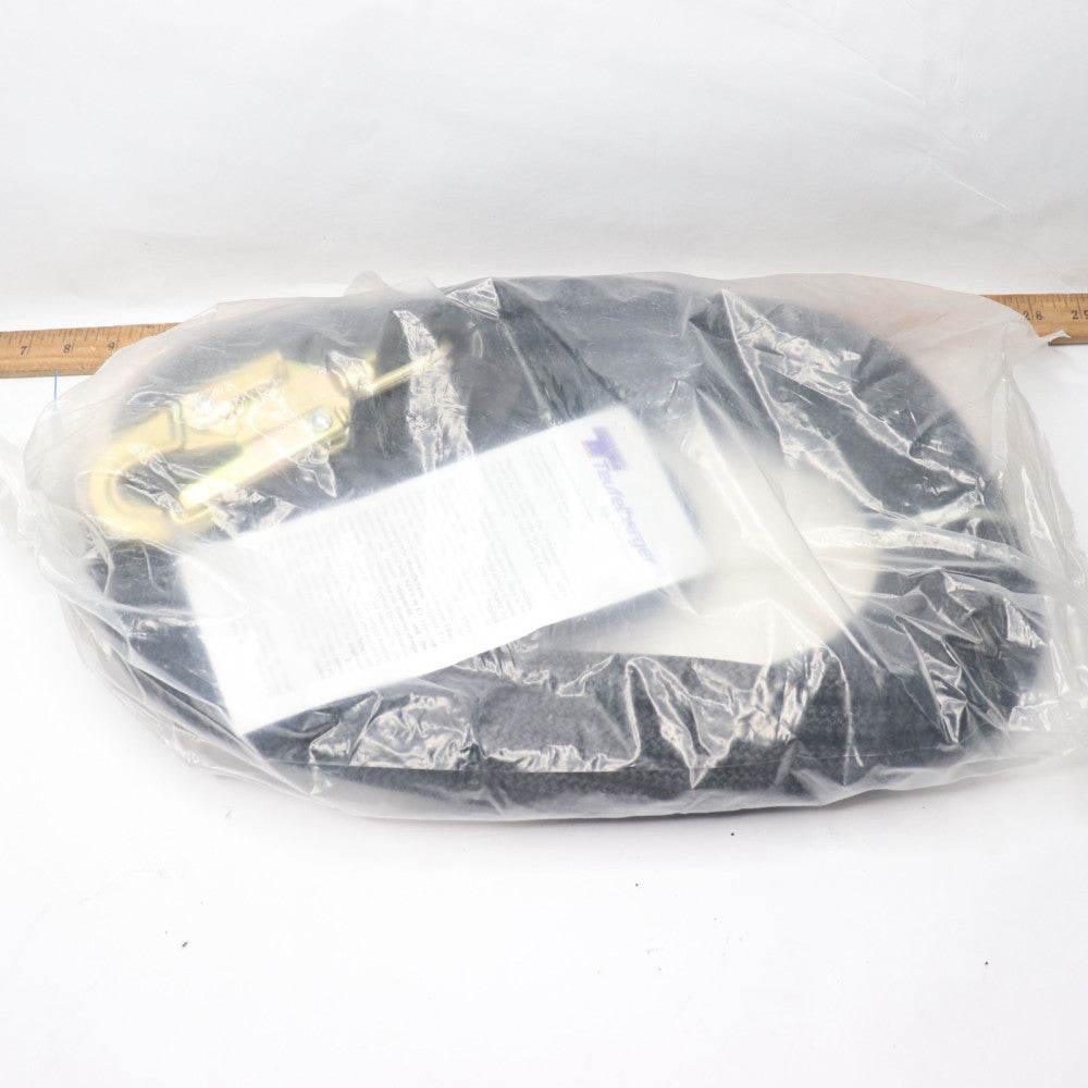 Rope with Snap Hook Black 7/16" x 50' C5YZ90-14-MASTPAK