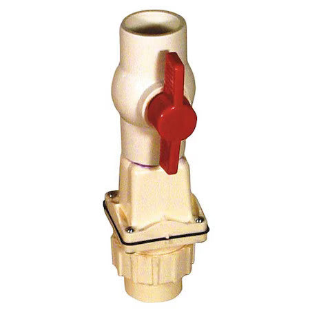 Zoeller 30-0100 1-1/2" Socket Pvc Swing Check Valve