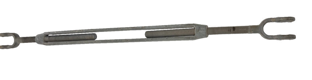 JAW TO JAW 49" X 91" STEEL TURNBUCKLE JAW WIDTH: 3-1/2" JAW LENGTH: 2"
