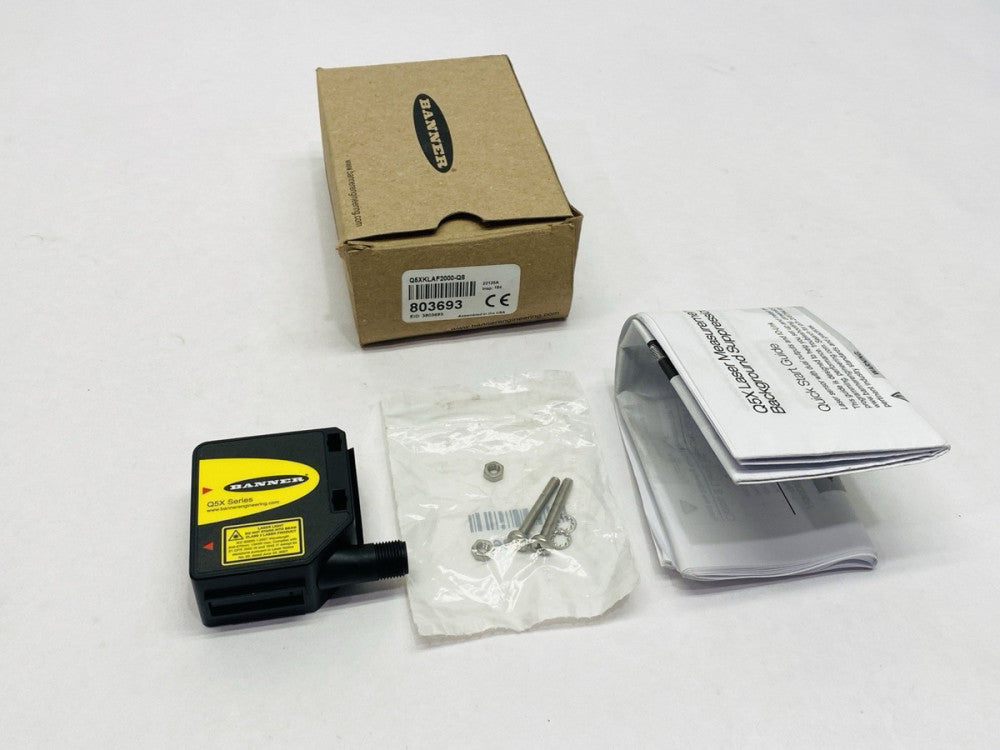 Banner Q5XKLAF2000-Q8 High Power Adjustable Field Photoelectric Sensor 803693