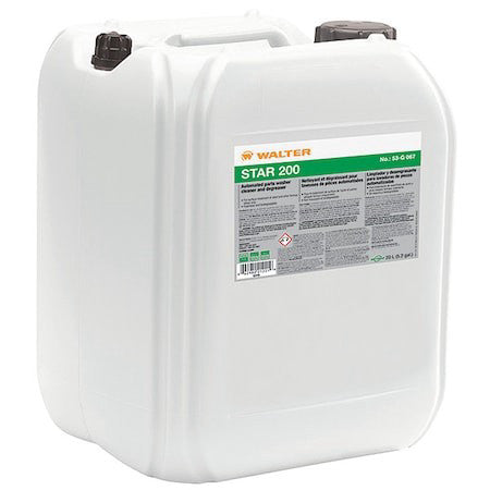 Walter Surface Technologies 53G067 Star 200 Cleaner/Degreaser, 5.2 Gal Pail,
