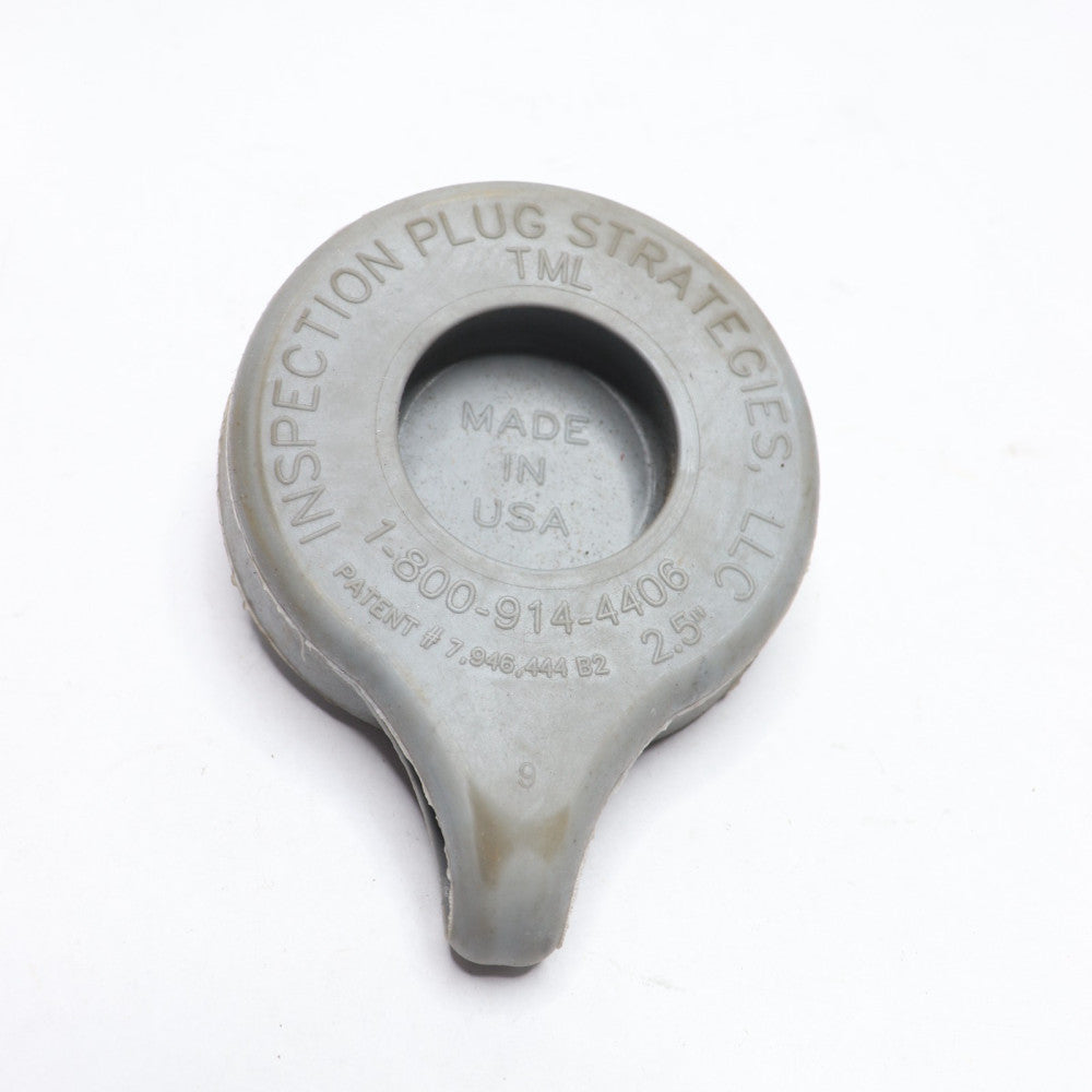 Inspection Plug Strategies TML Inspection Port Silicone Cap Gray 2.5"