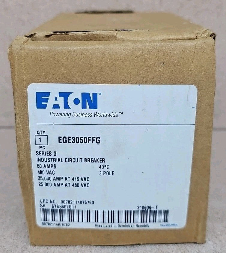 Eaton Circuit Breaker EGE3050FFG NEW