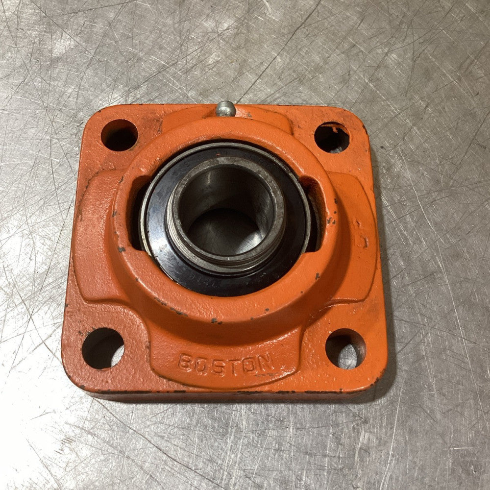 Boston Gear 4 BOLT 1" SQUARE FLANGE MOUNTED BALL BEARING 7816 25338, 5F1