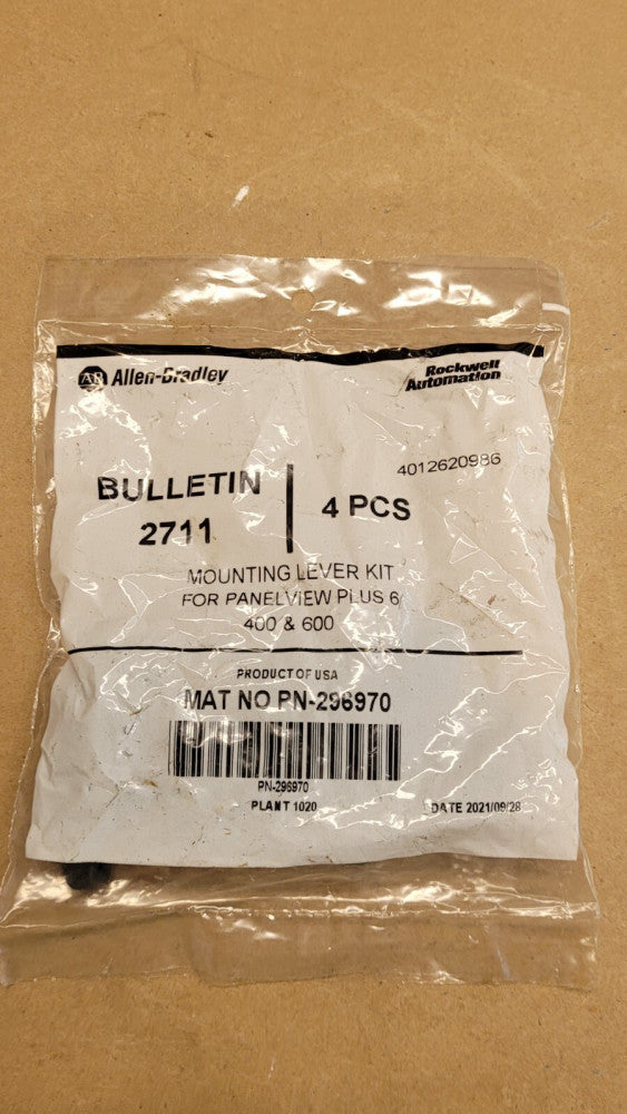 Allen Bradley PN-296970 PanelView Plus 6 400 + 600 Mounting Lever Kit