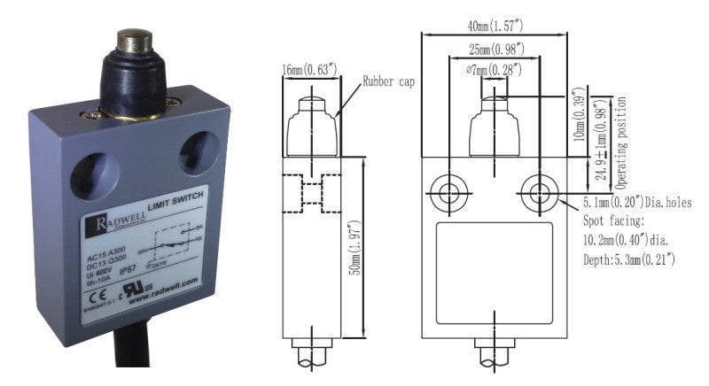 RADWELL VERIFIED SUBSTITUTE D4C-1231-SUB / D4C1231SUB (BRAND NEW)