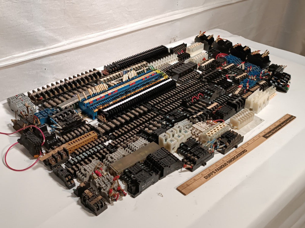 Large Lot of Socket / Contactor / Relay Bases, Free USA Ship and Returns