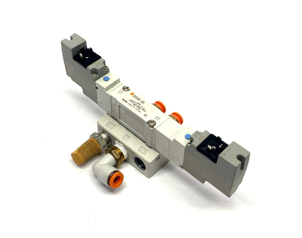 SMC SY5440-6D Solenoid Valve & Base