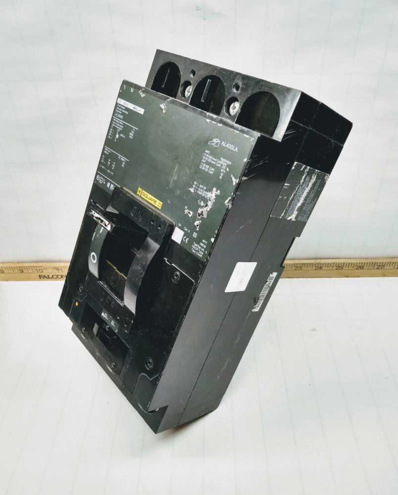 SQUARE D 400 AMP CIRCUIT BREAKER 600 VAC / 250 VDC 3 POLE  LAL36400