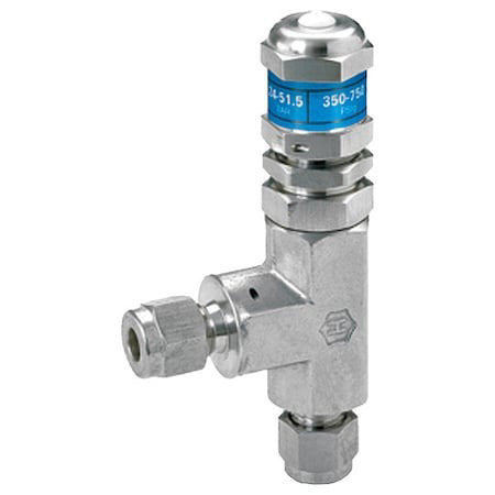 Ham-Let H-900-Hp-Ss-L-1/4-H High Pressure Relief Valve,1 97/100" L