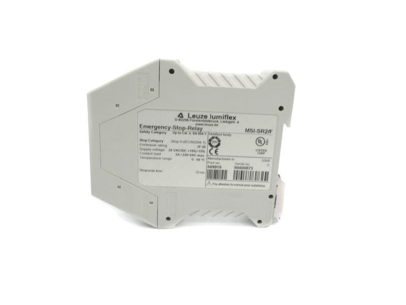 LEUZE LUMIFLEX MSI-SR2/F 230VAC 3A NSNP