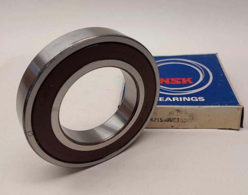 NSK 6215DDUC3 Ball Bearing Deep Groove 75 ID x 130 OD x 25mm Width Double Sealed