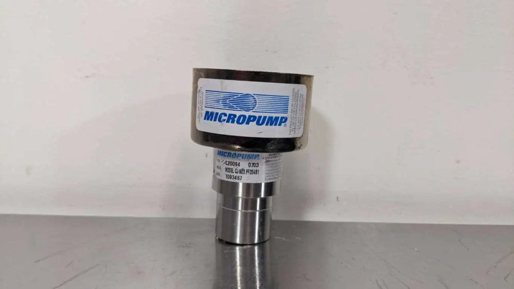 Micropump GJ-N23.PF2SAB1 Precision Drive Gear Pump 0.64 ml/rev 500-5500 RPM GJ-N