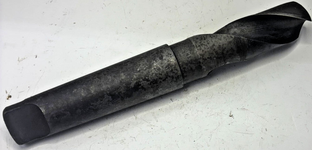 CHICAGO LATROBE 1-5/8" 2 FLUTE SPIRAL TAPER SHANK DRILL BIT #5 MORSE TAPER HSS
