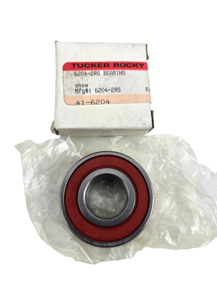 2pcs NOS TPI 6204-2RS 20x47x14mm Sealed Bearing Made in Taiwan
