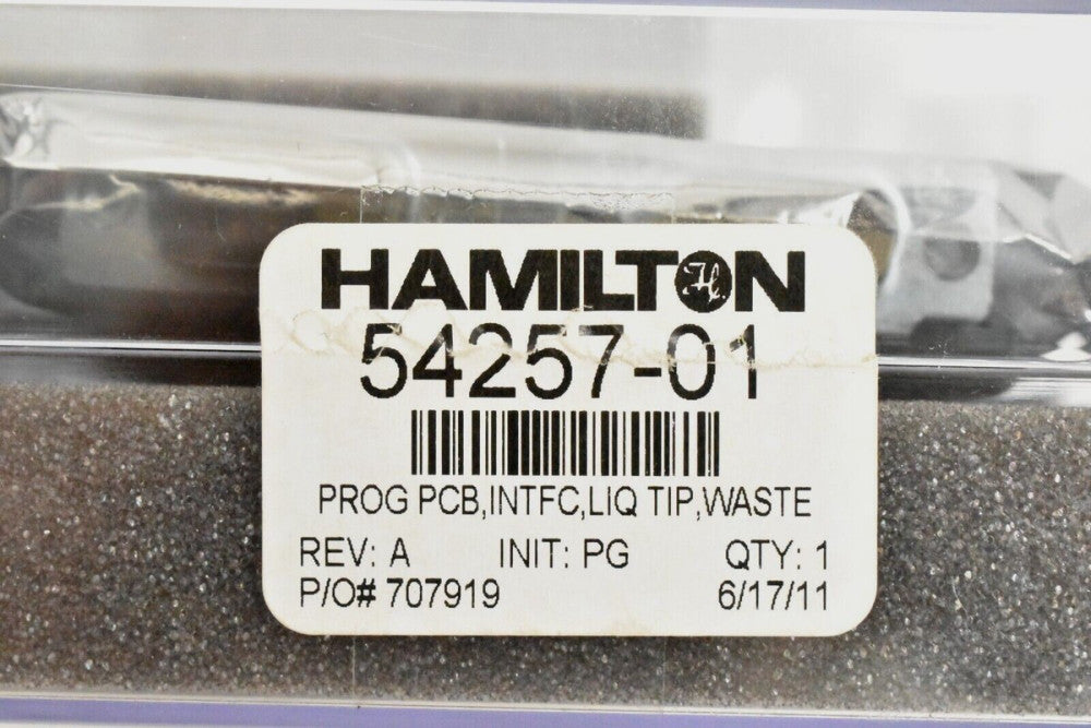 Hamilton Microlab 54257-01 Liquid Tip Waste Interface Prog. PCB Board
