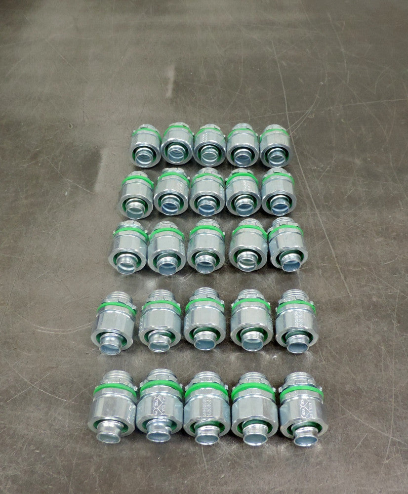 Cooper Crouse Hinds Liquidtight  1/2" Male Connector LTK50  Lot of (25)