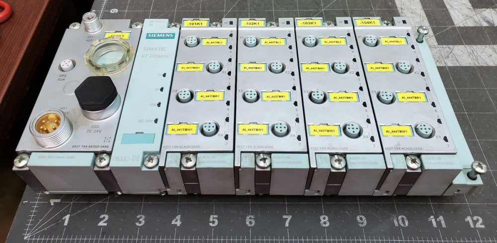 5 Pieces SIEMENS Simatic ET 200pro 6ES7 194-4AD00-0AA0 & 6ES 194-4CA00-0AA0[Z5S5